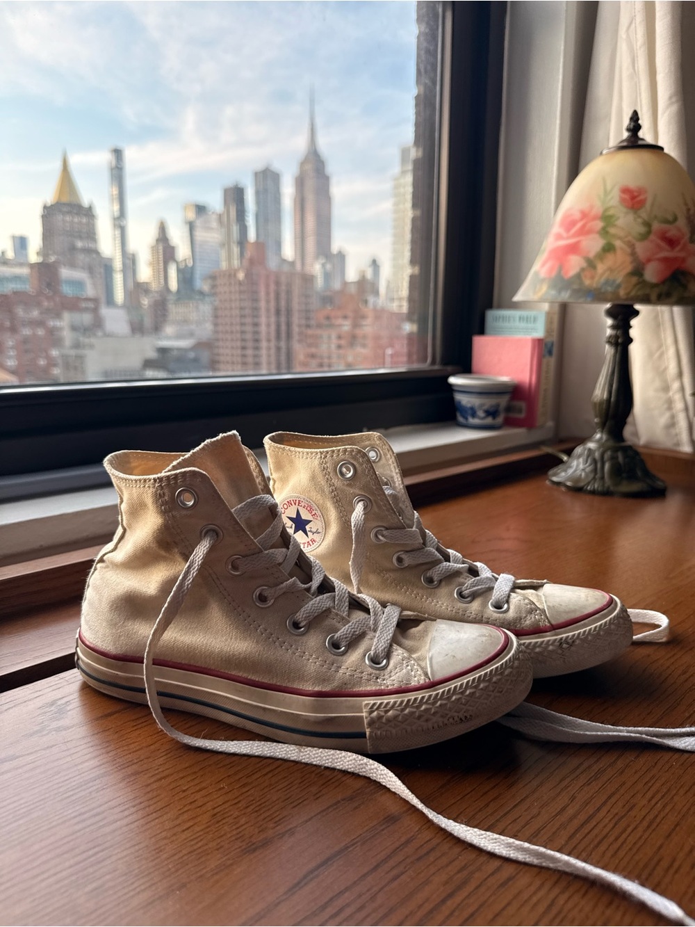 White High-Top Converse